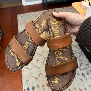 Sam Edelman Brown Leather Sandals